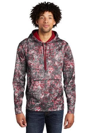 Image for Sport-Tek Sport-Wick Mineral Freeze Fleece Hooded Pullover. ST230