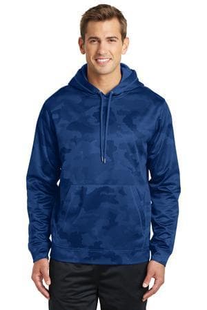 Image for Sport-Tek Sport-Wick CamoHex Fleece Hooded Pullover. ST240