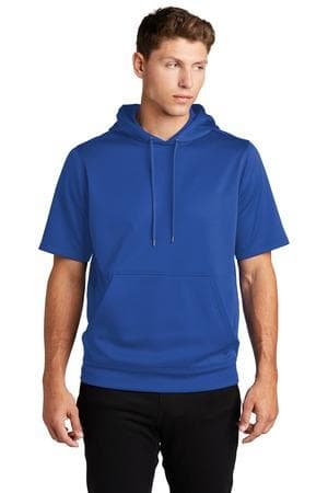 Image for Sport-Tek Sport-Wick Fleece Short Sleeve Hooded Pullover. ST251