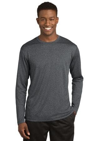 Image for Sport-Tek Long Sleeve Heather Contender Tee. ST360LS