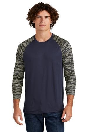 Image for Sport-Tek Drift Camo Colorblock Long Sleeve Tee ST376LS