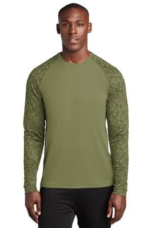 Image for Sport-Tek Long Sleeve Digi Camo Tee. ST460LS