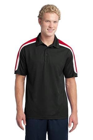 Image for Sport-Tek Tricolor Shoulder Micropique Sport-Wick Polo. ST658