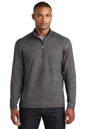 Image for Sport-Tek Sport-Wick Stretch Reflective Heather 1/2-Zip Pullover. ST855