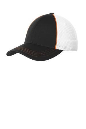 Image for DISCONTINUED Sport-Tek Piped Mesh Back Cap. STC29