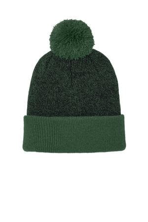 Image for Sport-Tek Halftime Heather Pom Beanie STC68