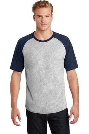 Image for Sport-Tek Short Sleeve Colorblock Raglan Jersey. T201