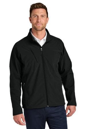 Image for Port Authority Tall Textured Soft Shell Jacket. TLJ705