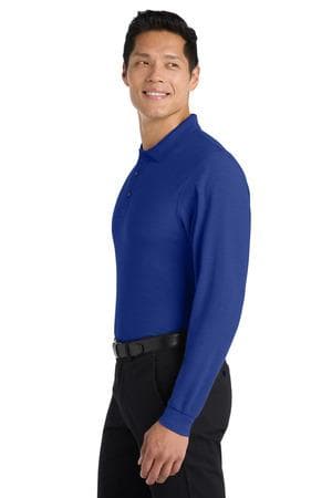 Image for Port Authority Tall Silk Touch Long Sleeve Polo. TLK500LS