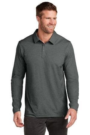 Image for TravisMathew Oceanside Heather Long Sleeve Polo TM1MZ343