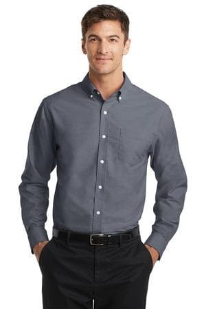 Image for Port Authority Tall SuperPro Oxford Shirt. TS658