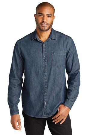 Image for Port Authority Long Sleeve Perfect Denim Shirt W676