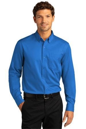 Image for Port Authority Long Sleeve SuperPro React Twill Shirt. W808