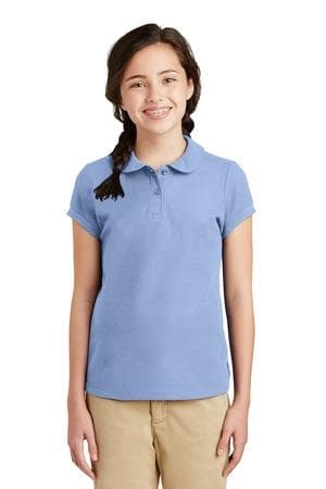 Image for Port Authority Girls Silk Touch Peter Pan Collar Polo. YG503