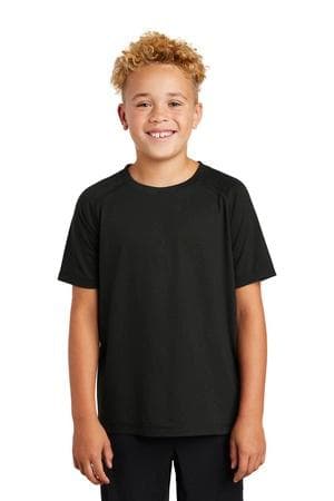 Image for Sport-Tek Youth PosiCharge Tri-Blend Wicking Raglan Tee. YST400