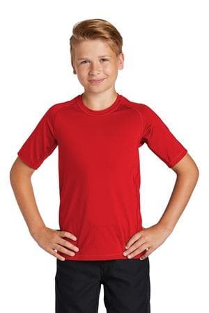 Image for Sport-Tek Youth Rashguard Tee. YST470