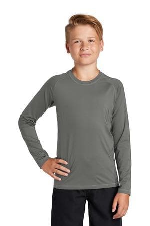 Image for Sport-Tek Youth Long Sleeve Rashguard Tee. YST470LS