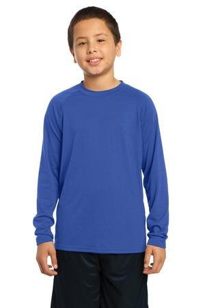 Image for DISCONTINUED Sport-Tek Youth Long Sleeve Ultimate Performance Crew. YST700LS