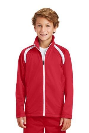 Image for Sport-Tek Youth Tricot Track Jacket. YST90