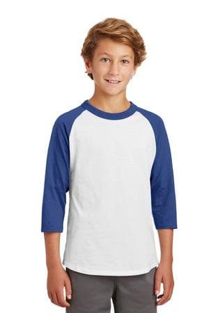 Image for Sport-Tek Youth Colorblock Raglan Jersey. YT200