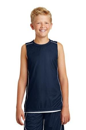 Image for Sport-Tek Youth PosiCharge Mesh Reversible Sleeveless Tee. YT555