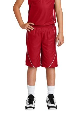 Image for Sport-Tek Youth PosiCharge Mesh Reversible Spliced Short. YT565