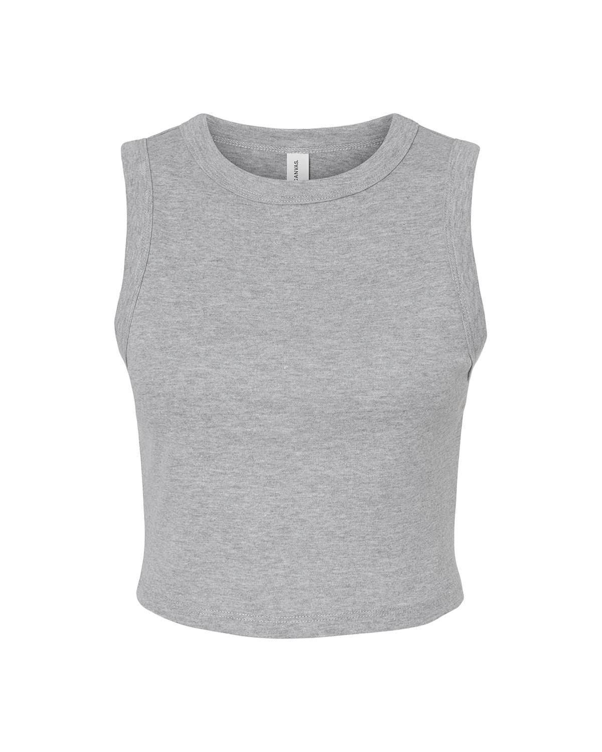 Image for Ladies' Micro Rib Muscle Crop Tank