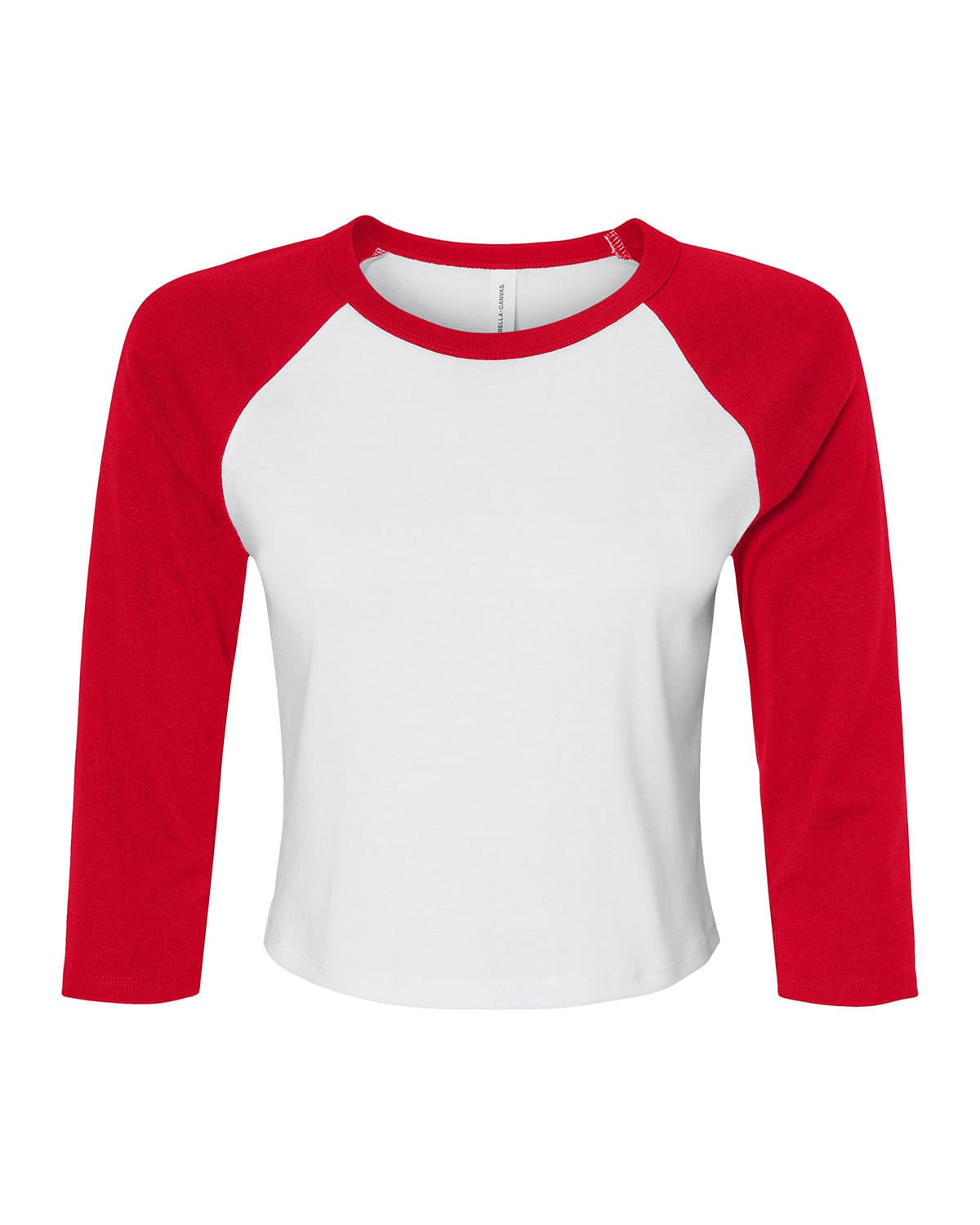 Image for Ladies' Micro Ribbed Three-Quarter Raglan Baby T-Shirt