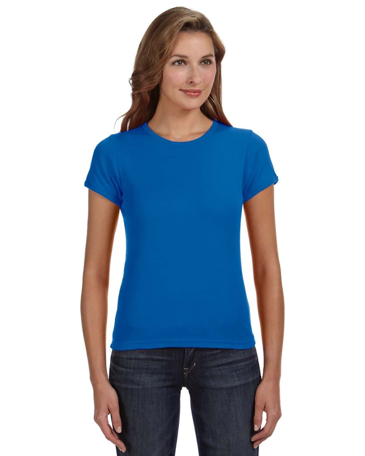 Image for Ladies' 1x1 Baby Rib Scoop T-Shirt