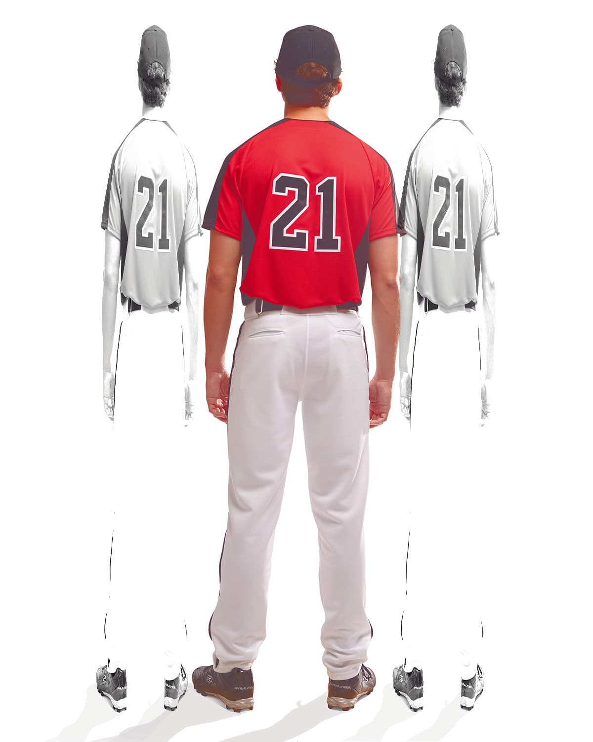 Image for Adult Full-Button Baseball Jersey