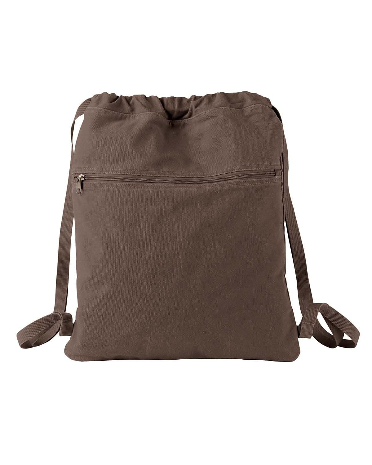 Image for Cotton Canvas Drawstring Backpack