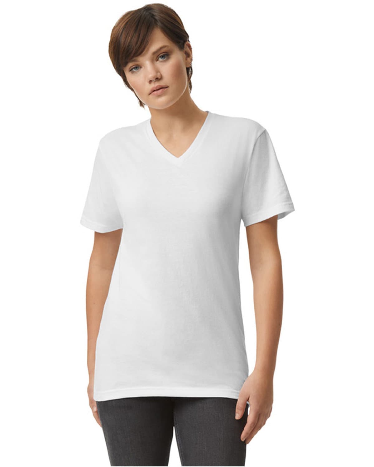 Image for Unisex CVC V-Neck T-Shirt