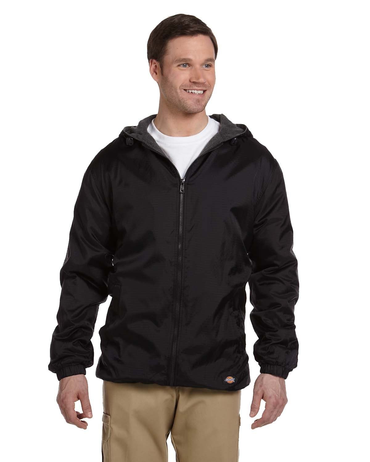 Image for Men's Fleece-Lined Hooded Nylon Jacket