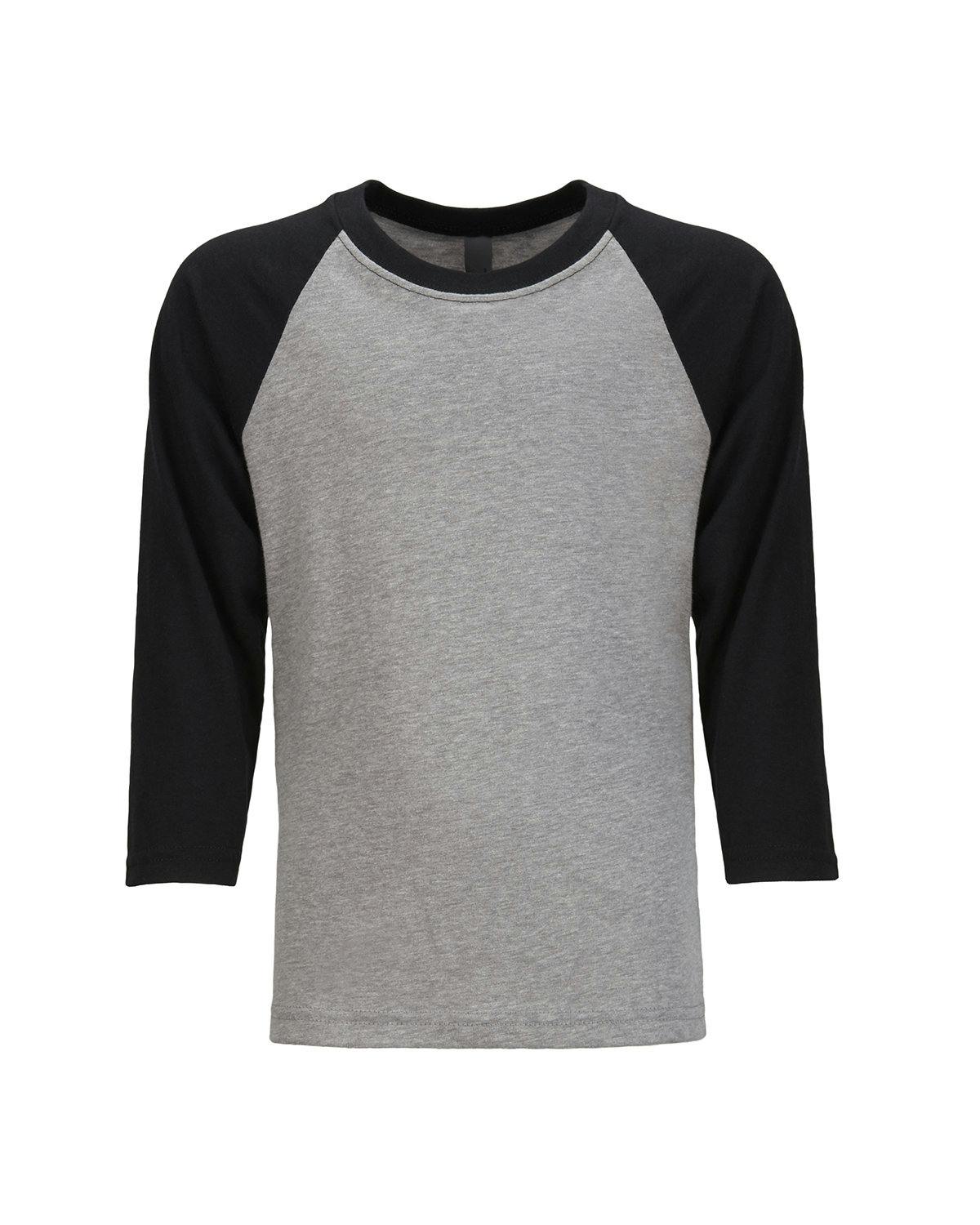 Image for Youth CVC Three-Quarter Sleeve Raglan