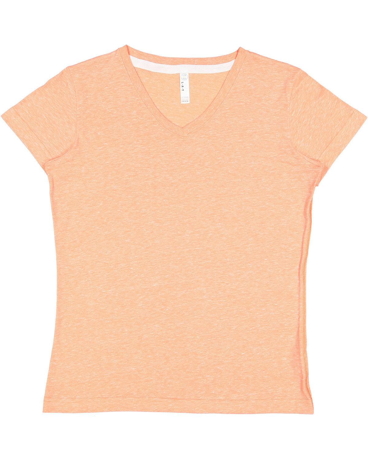 Image for Ladies' V-Neck Harborside Melange Jersey T-Shirt