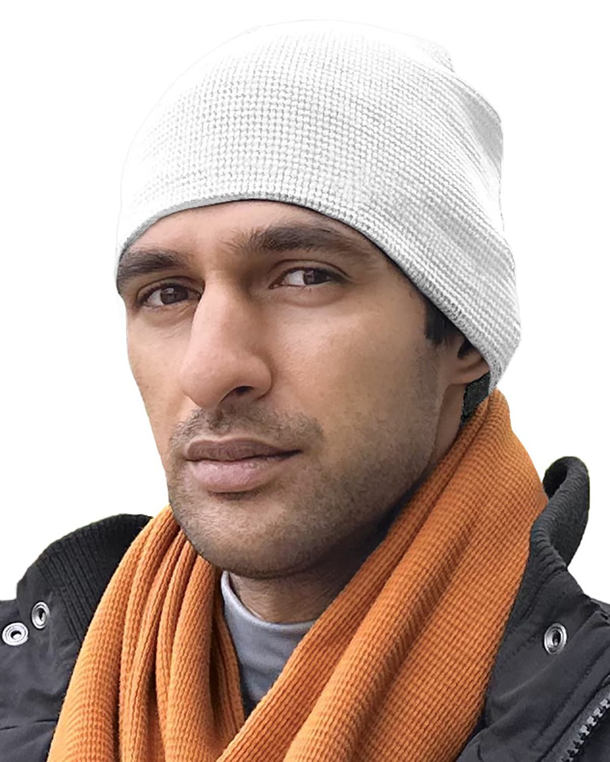Image for USA Made 8" Cotton Thermal Beanie
