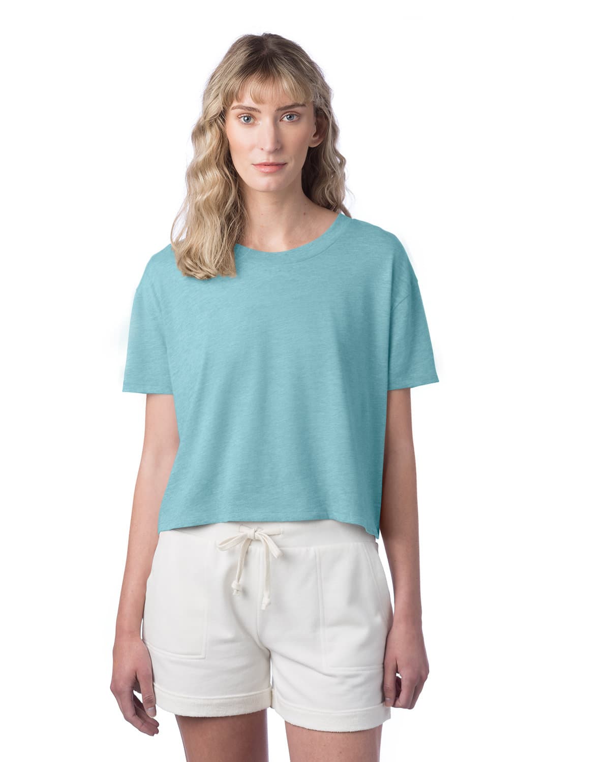 Image for Ladies' CVC Go-To Headliner Crop T-Shirt