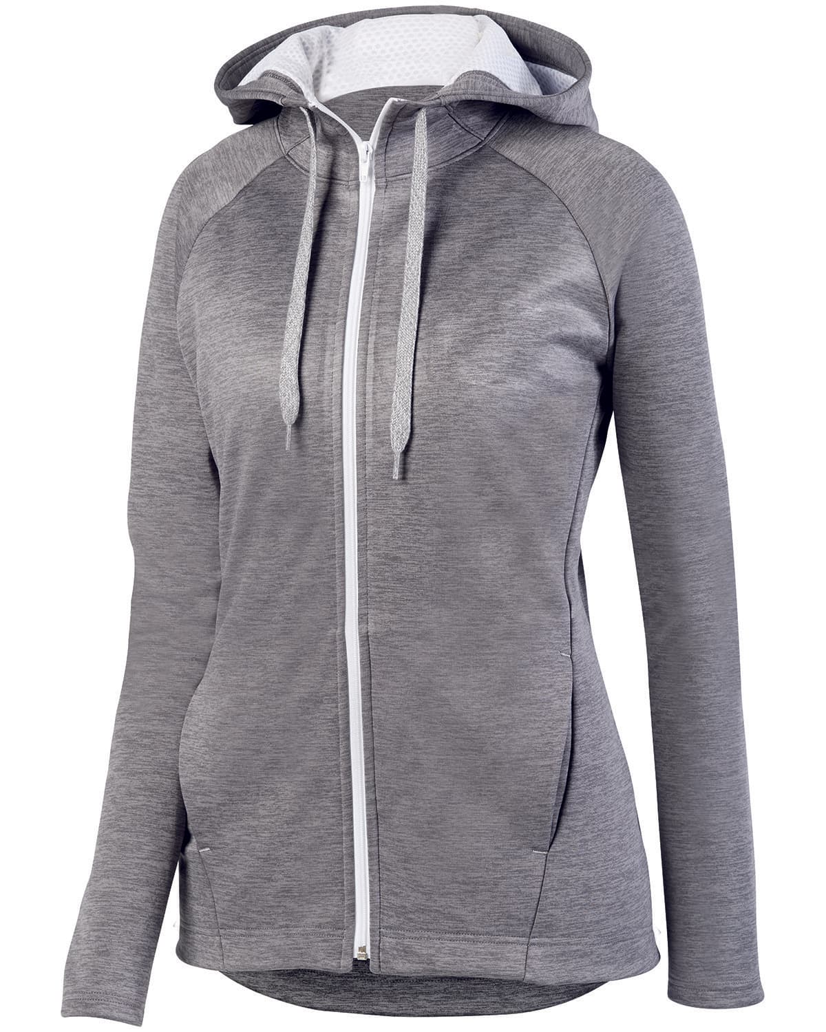 Image for Ladies' Zoe Tonal Heather Full Zip Hoodie