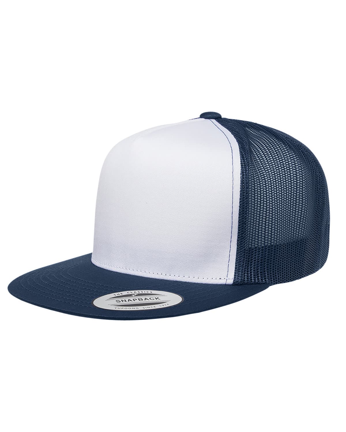 Image for Adult Trucker with White Front Panel Cap