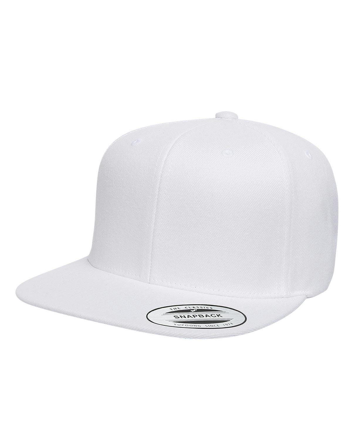 Image for Adult Structured Flat Visor Classic Snapback Cap