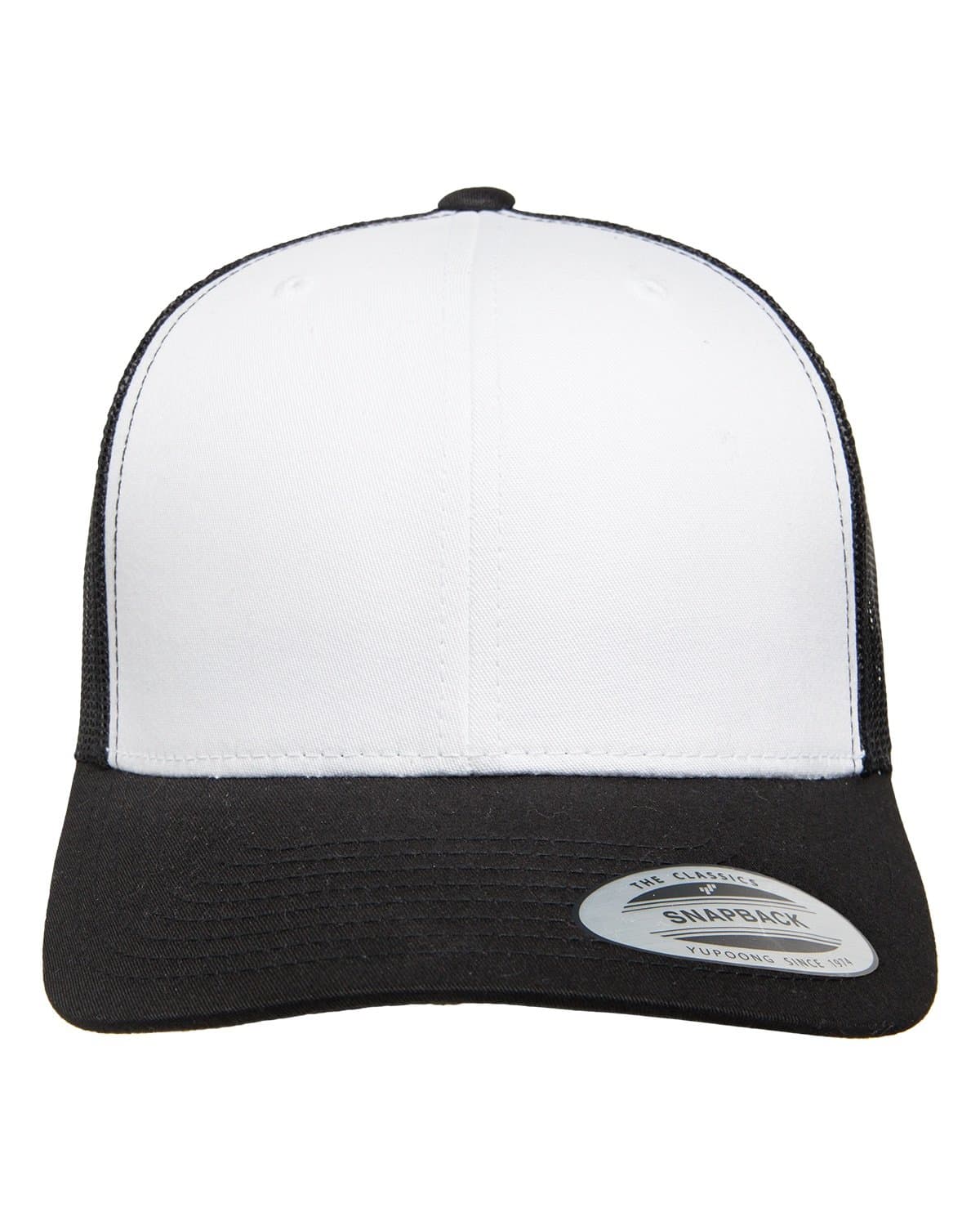 Image for Adult Adjustable White-Front Panel Trucker Cap