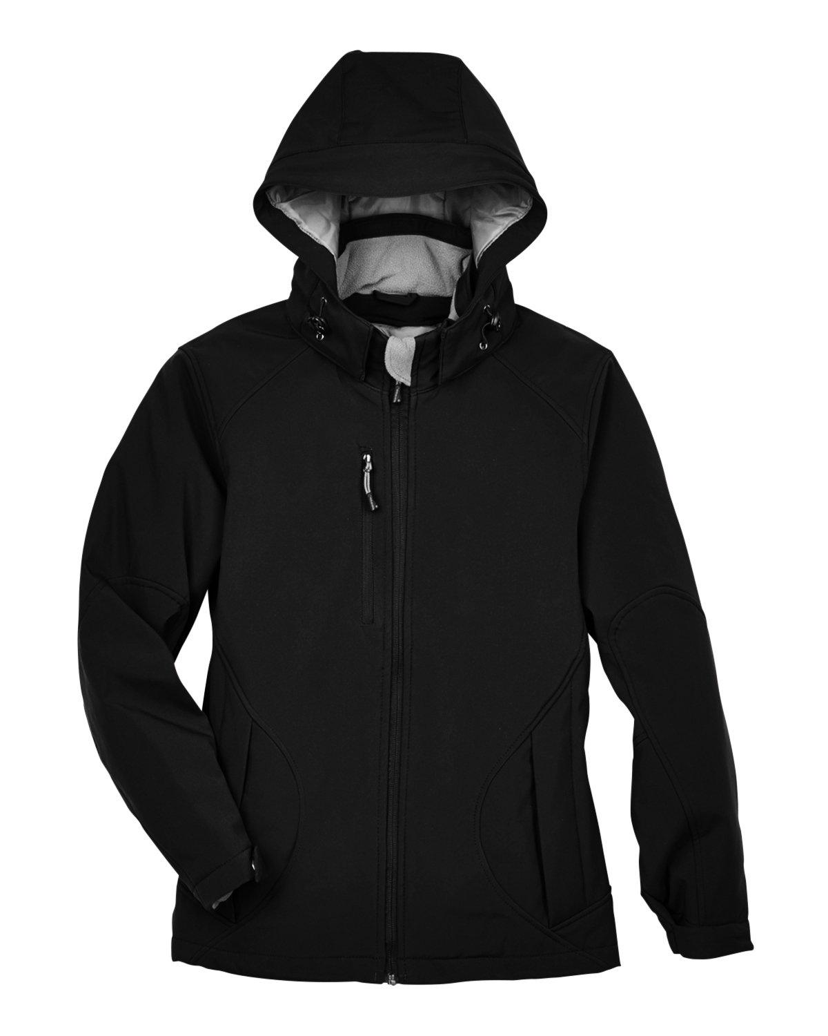 Image for Ladies' Glacier Insulated Three-Layer Fleece Bonded Soft Shell Jacket with Detachable Hood