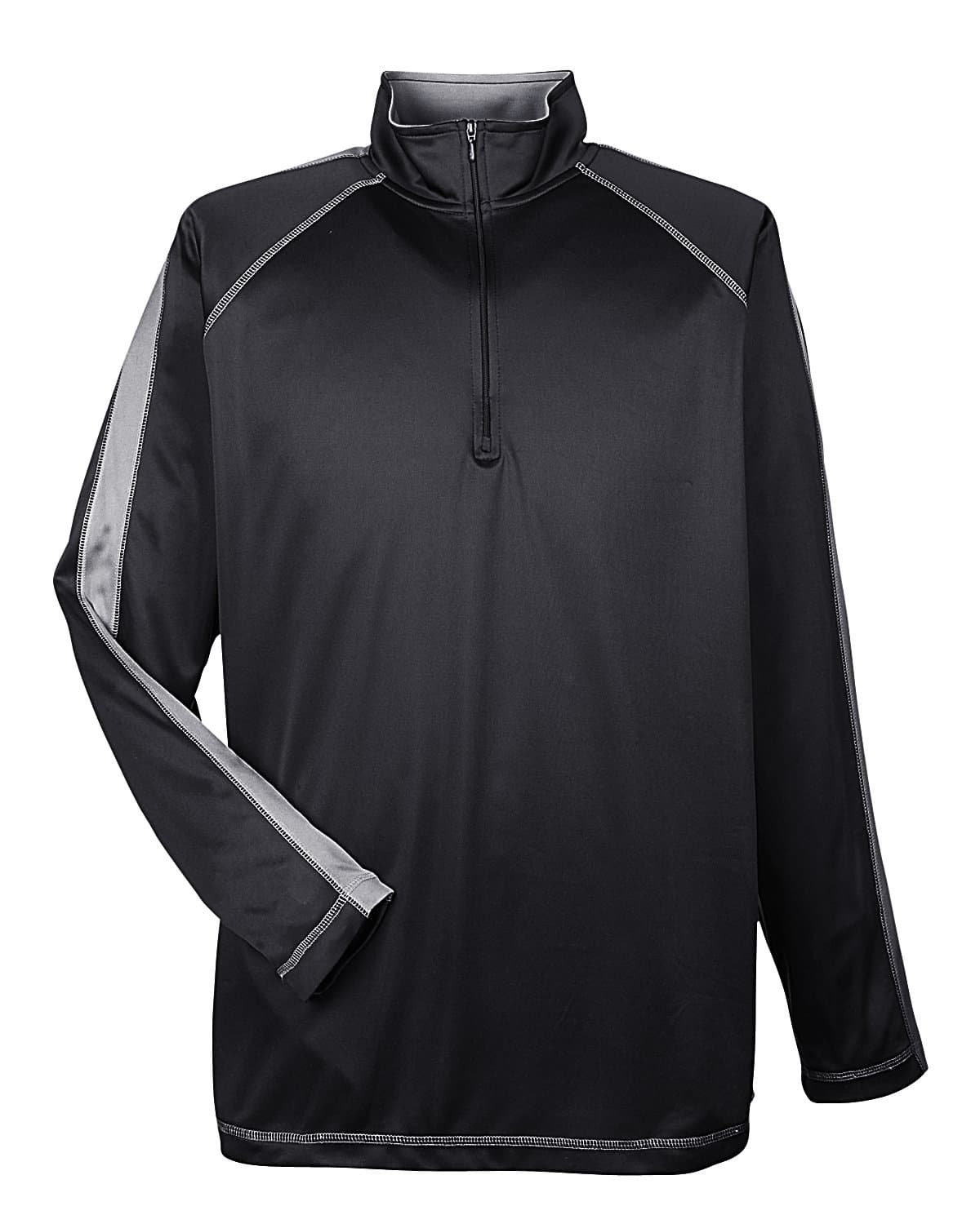 Image for Adult Cool & Dry Sport Quarter-Zip Pullover with Side and Sleeve Panels