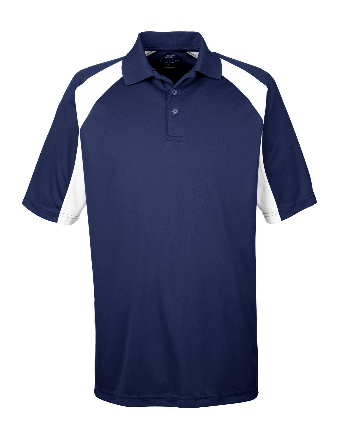 Image for Adult Cool & Dry Sport Performance Colorblock Interlock Polo