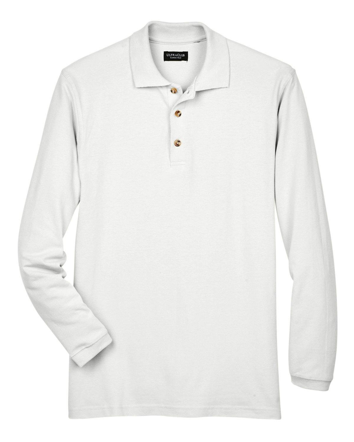 Image for Adult Long-Sleeve Classic Piqué Polo