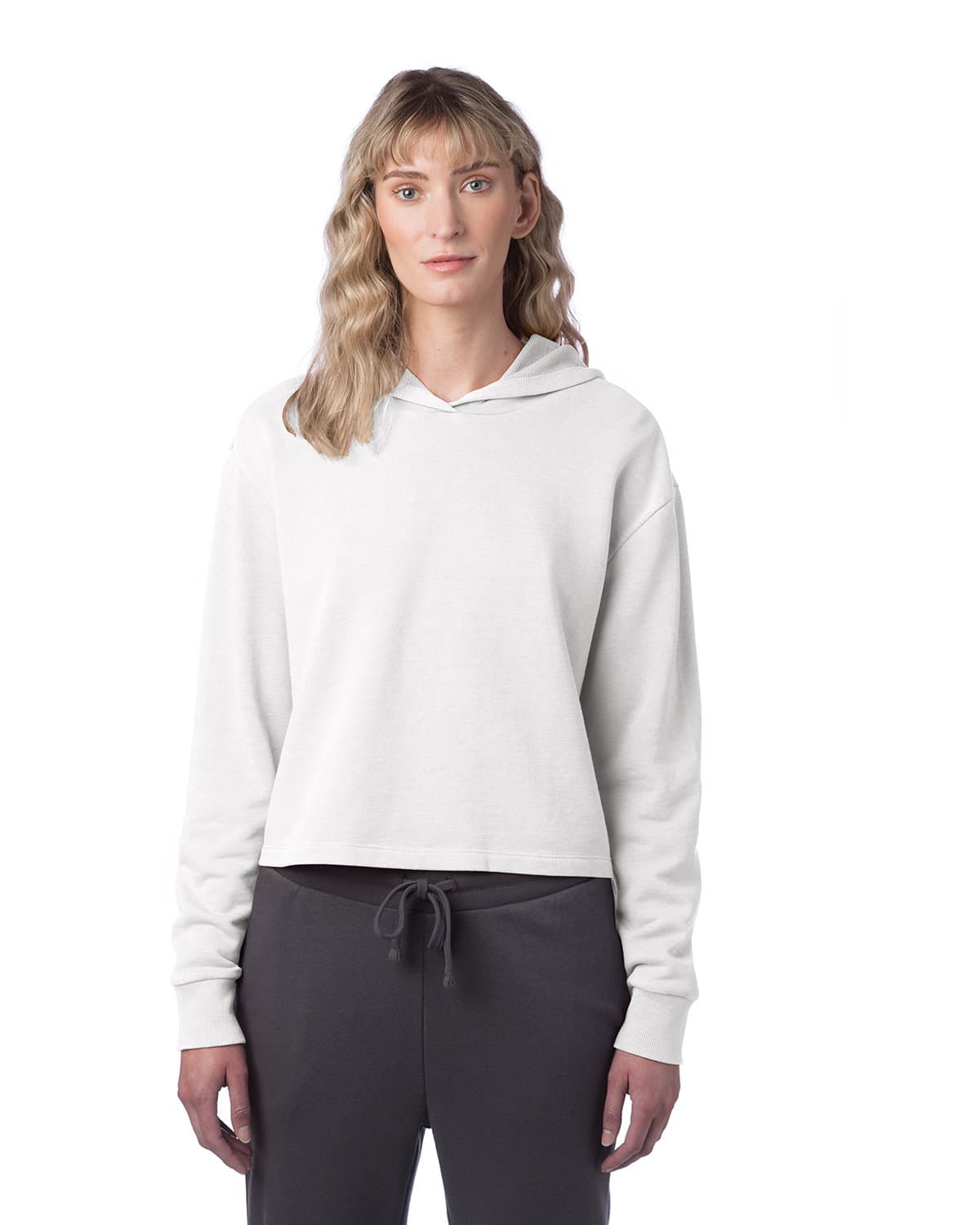 Image for Ladies' Cropped Pullover Hooded Sweatshirt