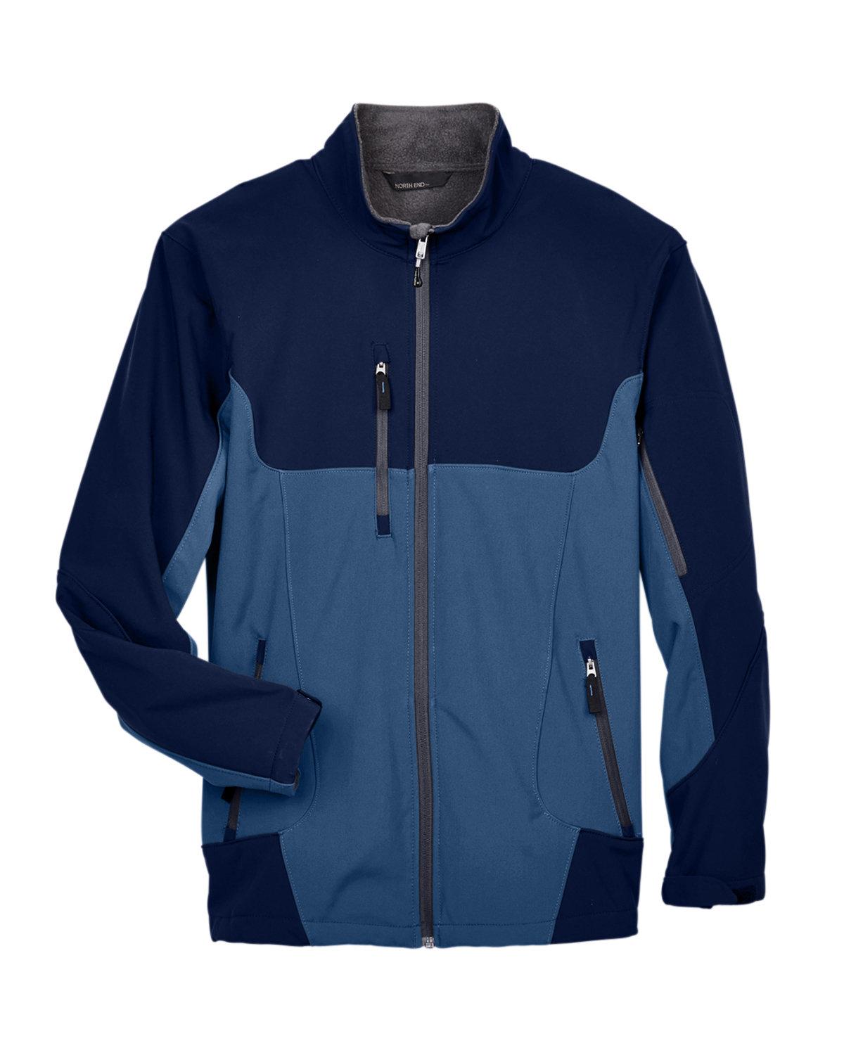 Image for Men's Compass Colorblock Three-Layer Fleece Bonded Soft Shell Jacket