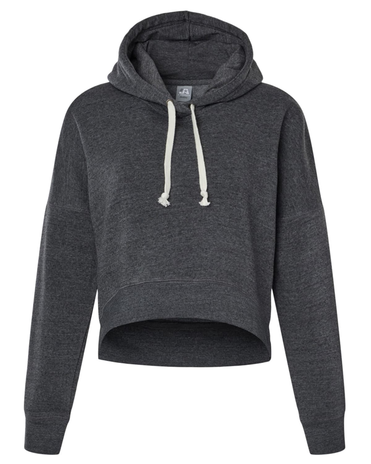 Image for Ladies' Triblend Cropped Hooded Sweatshirt