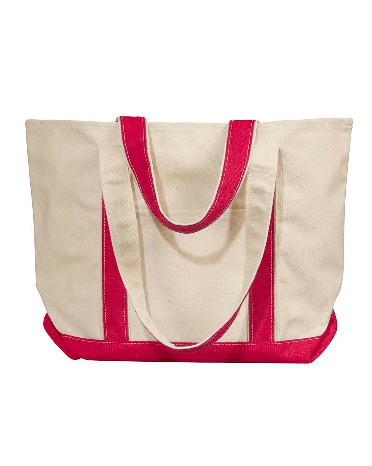 Image for Windward Large Cotton Canvas Classic Boat Tote