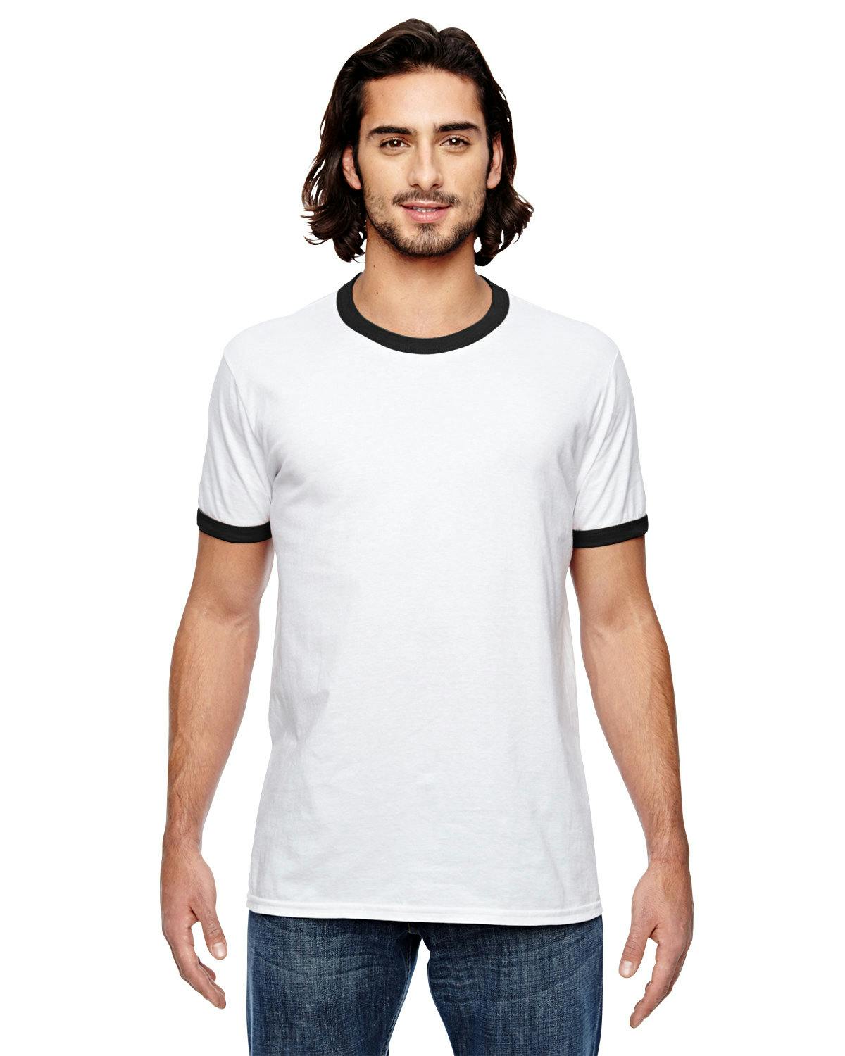 Image for Adult Lightweight Ringer T-Shirt